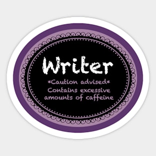 Writer Label - Dark Shirts Sticker